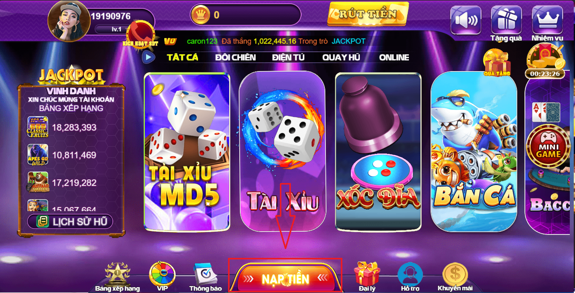 Cập nhật các mã giftcode 68 Game Bài mới nhất hiện nay