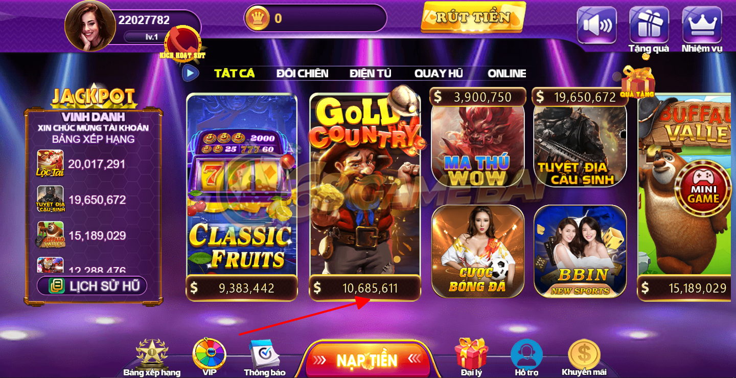 Sức hấp dẫn kỳ thú của Gold Country 68gamebai