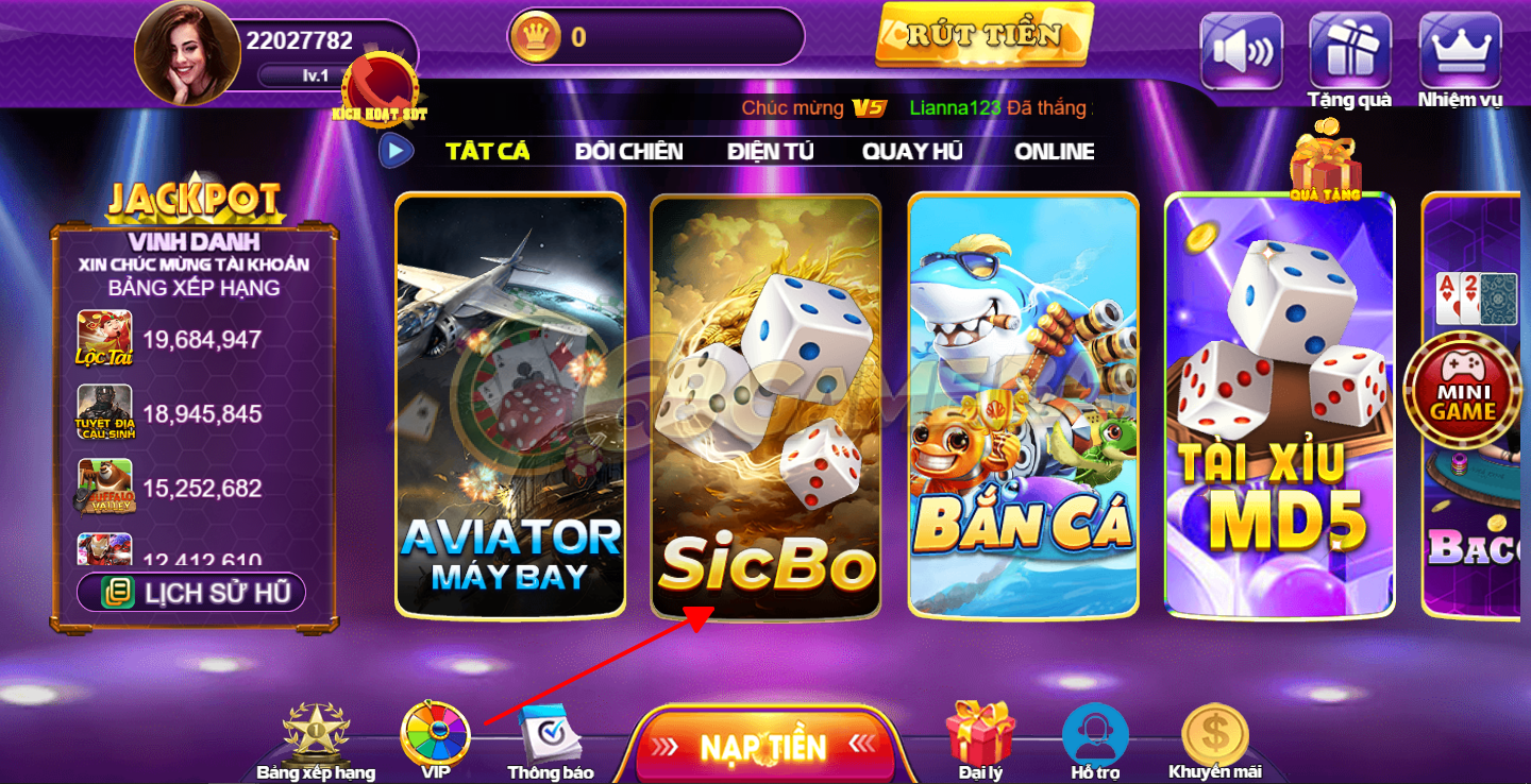 Tổng quan về Sicbo tại 68 game bài