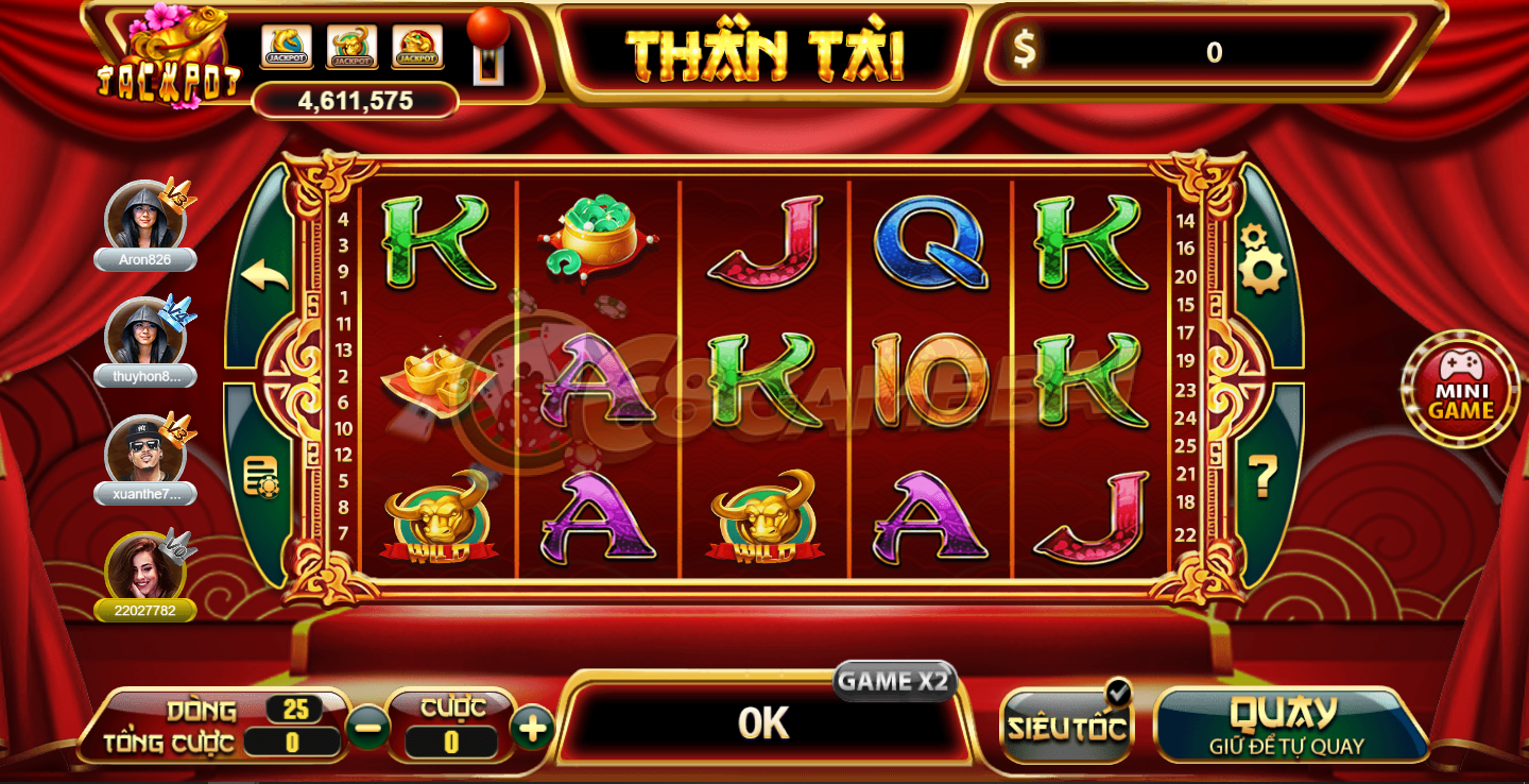 Hướng dẫn tham gia chơi game Thần tài